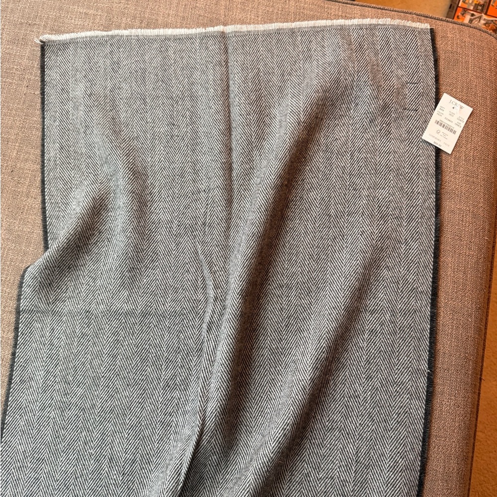 J. Crew Factory Herringbone scarf - Picture 8 of 13